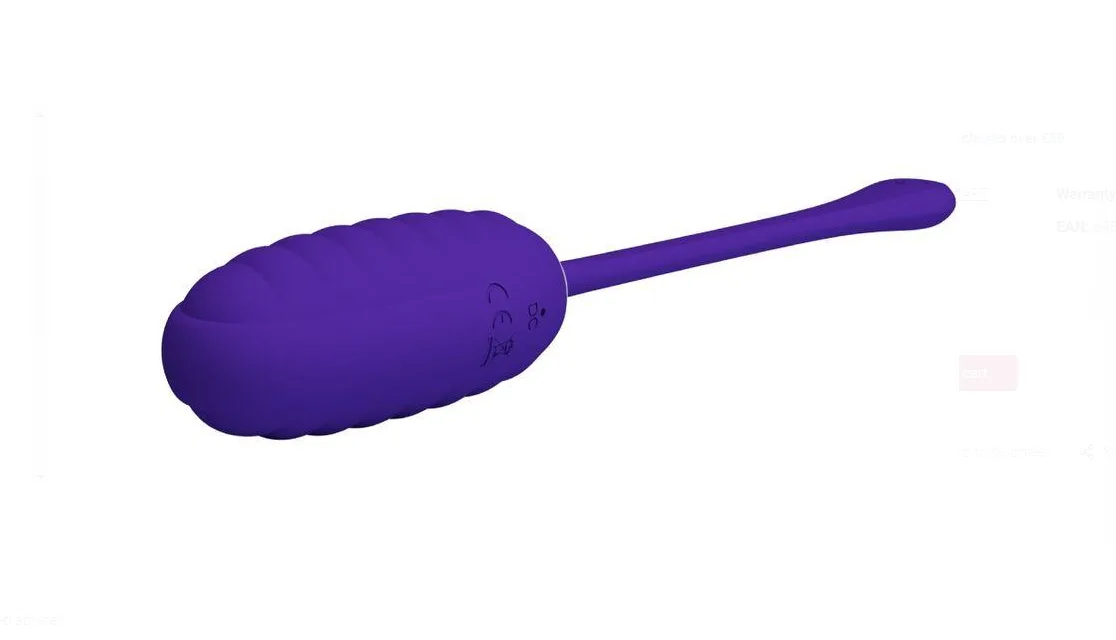 Kirk Rechargeable Vibrating Egg - Purple Vibrators Pretty Love