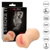 Stroke It Dual Entry Pussy and Ass - Ivory Strokers & Pumps CalExotics
