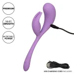 Elle Liquid Silicone Dual Flicker Vibrators CalExotics