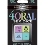 Behind Closed Doors - 4 Oral Sex Dice Games | Dice Little Genie