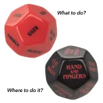 Naughty Bits Roll Play Naughty Dice Set Couples & C-Rings CalExotics