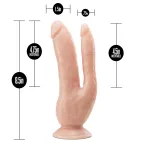 Dr. Skin - 8 Inch Dp Cock - Vanilla Dildos Blush