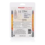 Pocket Exotics Dual Heated Whisper Bullets - Clear Vibrators CalExotics