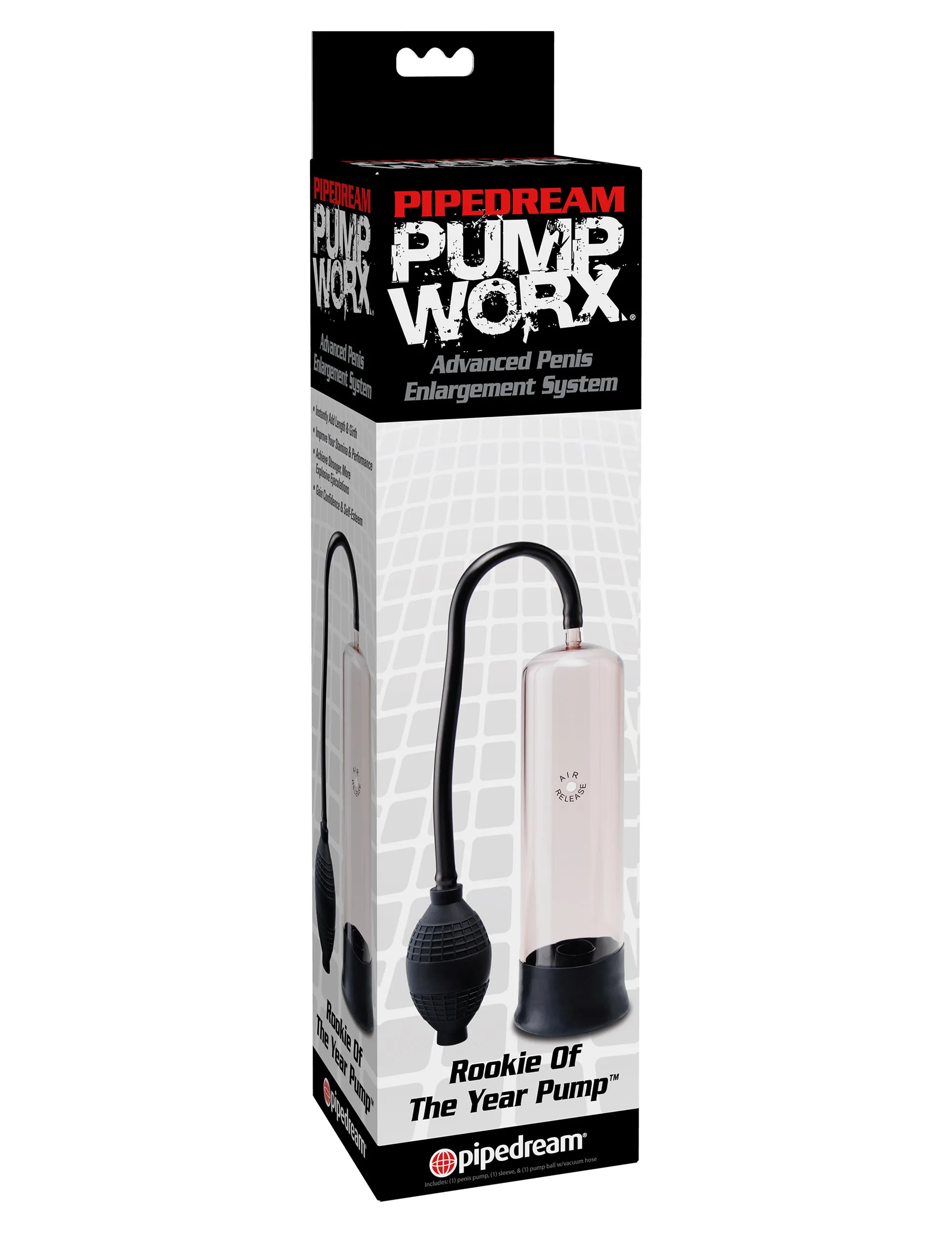 Pump Worx Rookie of the Year Pump - Black Strokers & Pumps Pipedream