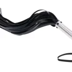 Edge Flogger - Black / Silver BDSM & Kink Sportsheets