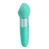 Rina Rechargeable Dual Motor Silicone 15- Function Vibrator - Green Vibrators Maia Toys