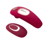 Remi 15-Function Rechargeable Remote Control Suction Panty Vibe - Red Panties & Thongs Maia Toys
