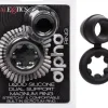 Alpha Liquid Silicone Dual Support Magnum Ring - Black Enhancers CalExotics