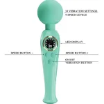 Skylar - Led Digital Display Wand - Turquoise Vibrators Pretty Love
