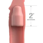 Fantasy X-Tensions Elite 6 Inch Extension With Strap - Light Enhancers Pipedream