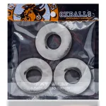 Fat Willy 3-Pack Jumbo C-Rings - Clear Smoking Oxballs