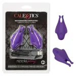 Nipple Play Rechargeable Nipplettes - Purple Festival & Rave CalExotics