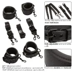 Nocturnal Collection Bed Restraints - Black BDSM & Kink CalExotics