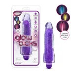Glow Dicks - Molly Glitter Vibrator - Purple Intimate Care Blush