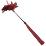 Sex and Mischief Enchanted Feather Tickler - Burgundy BDSM & Kink Sportsheets