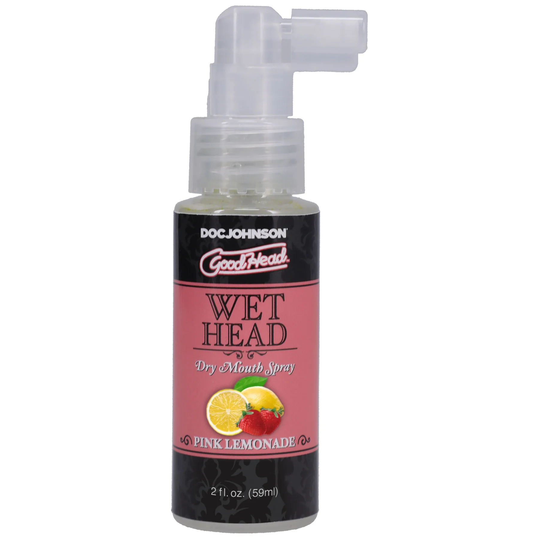 Goodhead - Wet Head - Dry Mouth Spray - Pink Lemonade - 2 Fl. Oz. (59ml) Enhancers Doc Johnson