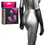 Radiance Full Length Gloves - Black Costumes CalExotics