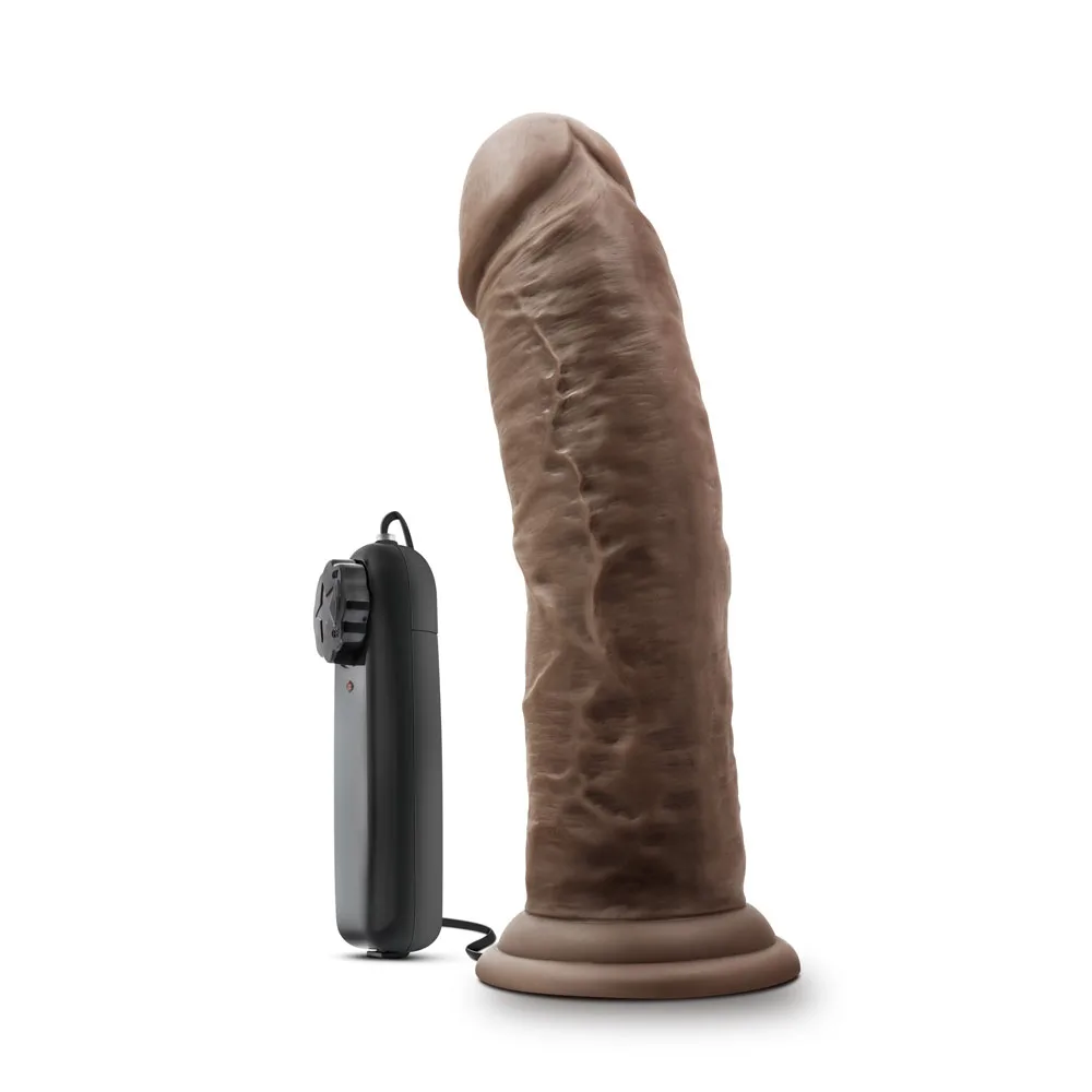 Dr. Skin - Dr. Joe - 8 Inch Vibrating Cock With Suction Cup - Chocolate - Image 3