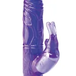 Waterproof Bunny Wall Bangers Deluxe - Purple Vibrators Pipedream