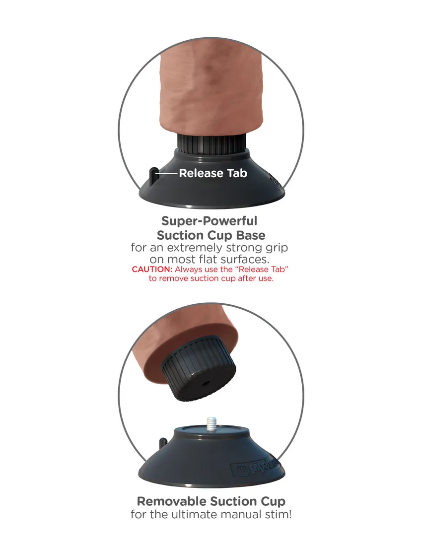 King Cock 9 Inch Vibrating Cock - Tan Vibrators Pipedream