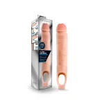 Performance - 11.5 Inch Cock Sheath Penis Extender - Vanilla Cockrings | Penis Sleeves Blush