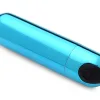 10x Rechargeable Vibrating Metallic Bullet - Blue Intimate Care XR Brands