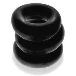Fat Willy 3-Pack Jumbo C-Rings - Black Smoking Oxballs