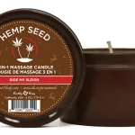 Hemp Seed 3-in-1 Massage Candle Ride My Sleigh 6oz/ 170 G Lubes & Essentials Earthly Body
