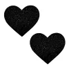Black Malice Glitter I Heart U Nipztix Pasties Robes & Sleepwear Neva Nude