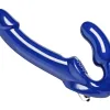 Revolver II Vibrating Strapless Strap on Dildo - Blue Vibrators XR Brands