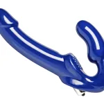 Revolver II Vibrating Strapless Strap on Dildo - Blue Vibrators XR Brands