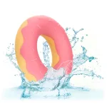 Naughty Bits Dickin Donuts Silicone Donut Cock Ring - Pink Enhancers CalExotics