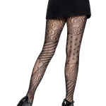 Doll Net Tights - One Size - Black Hosiery & Garters Leg Avenue