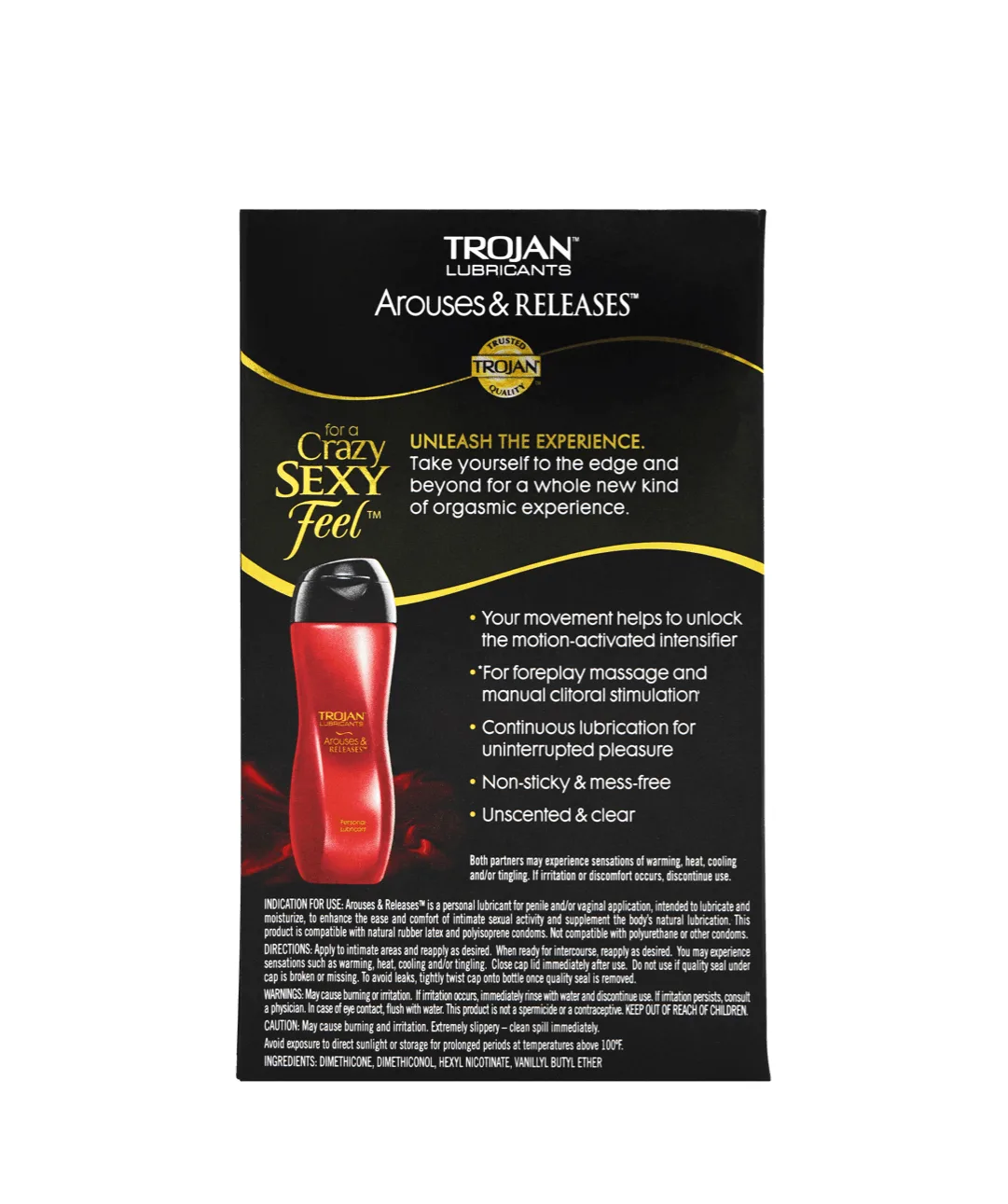Trojan Arouses and Releases - 3 Fl. Oz. Lubes & Essentials Paradise Marketing