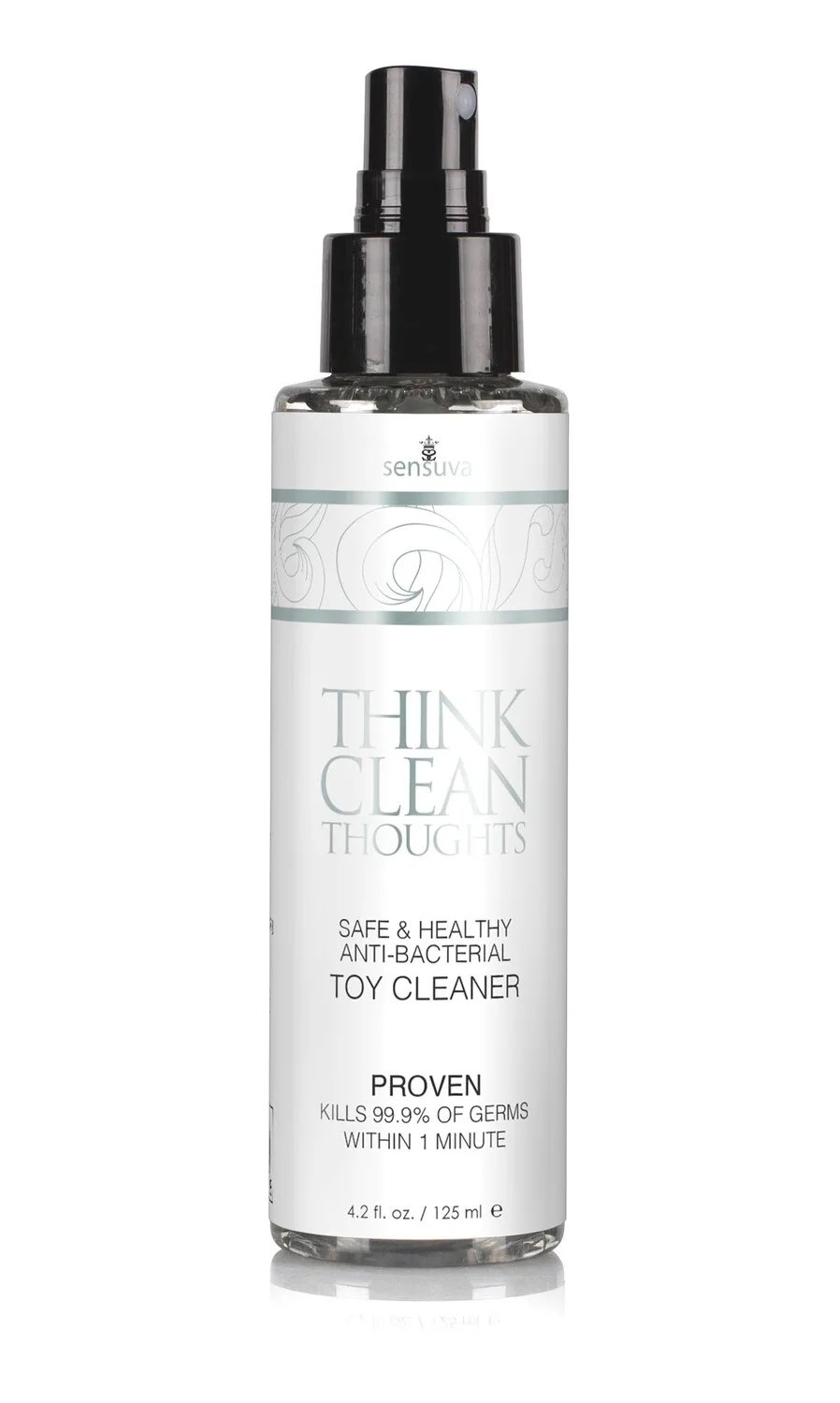 Think Clean Thoughts Toy Cleaner - 4.2 Oz. Lubes & Essentials Sensuva