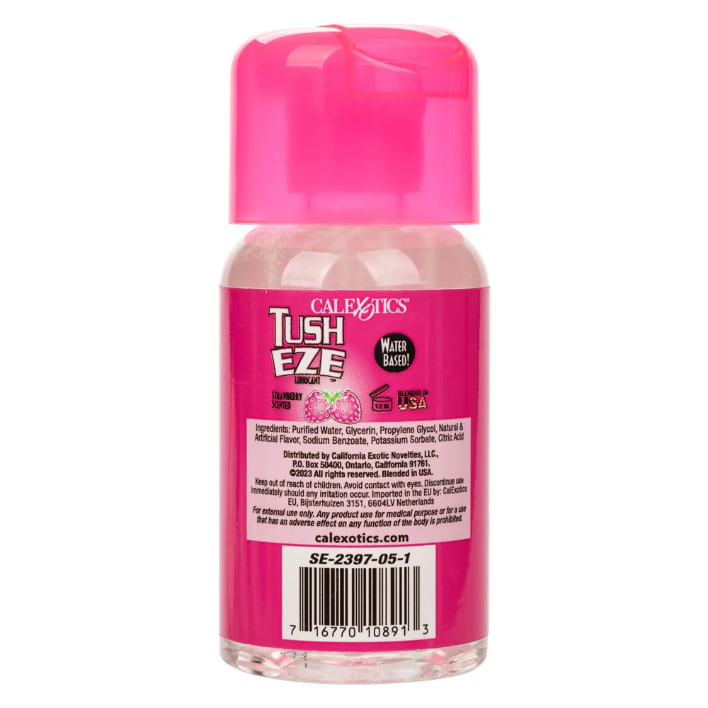 Tush Eze Lubricant - Strawberry Scented - 6 Fl. Oz./177 ml Anal Play CalExotics