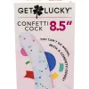 Get Lucky Confetti Cock - 8.5 Inch Anal Play Voodoo Toys