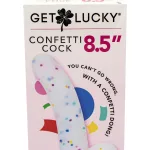 Get Lucky Confetti Cock - 8.5 Inch Anal Play Voodoo Toys