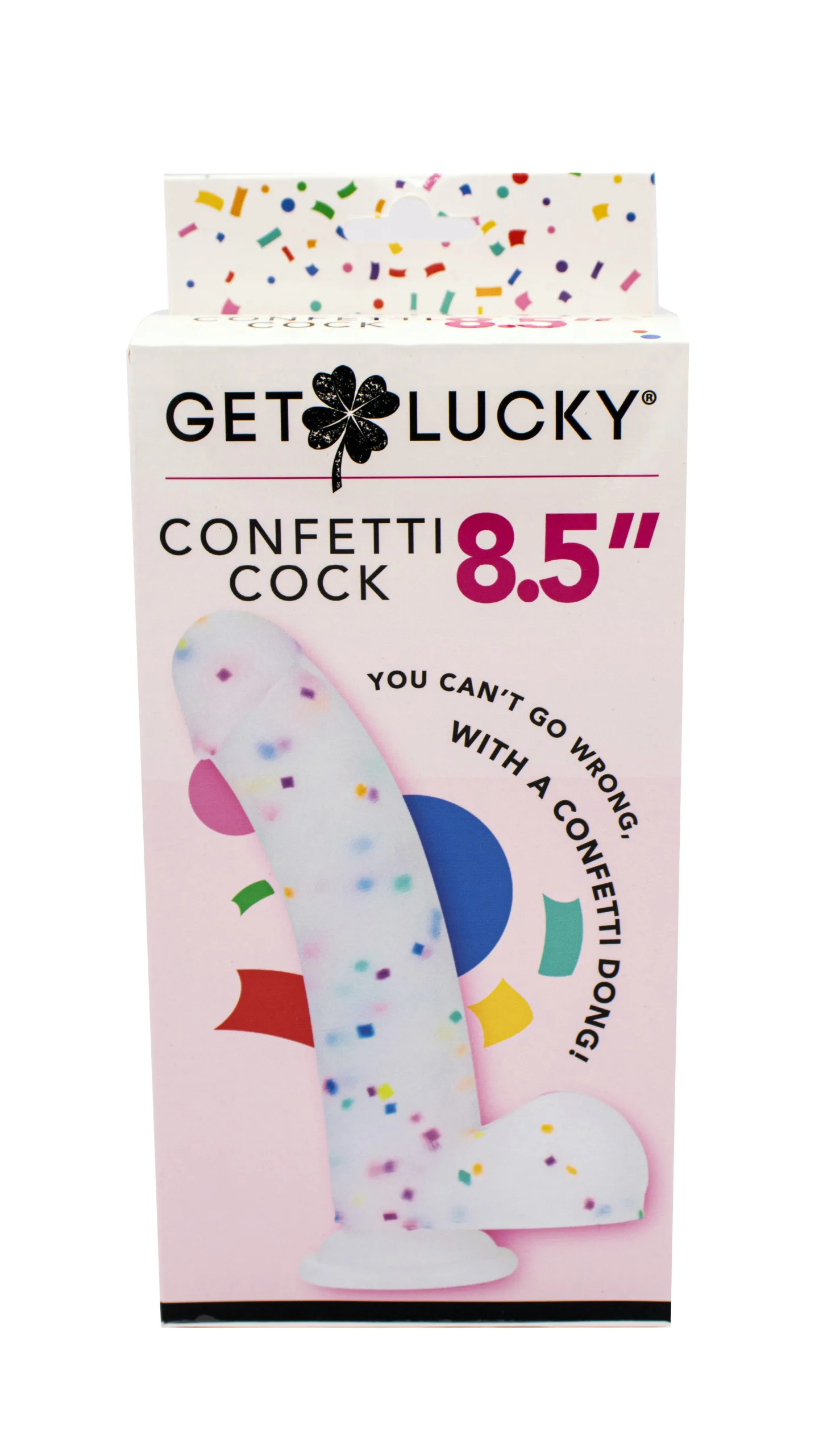 Get Lucky Confetti Cock - 8.5 Inch Anal Play Voodoo Toys