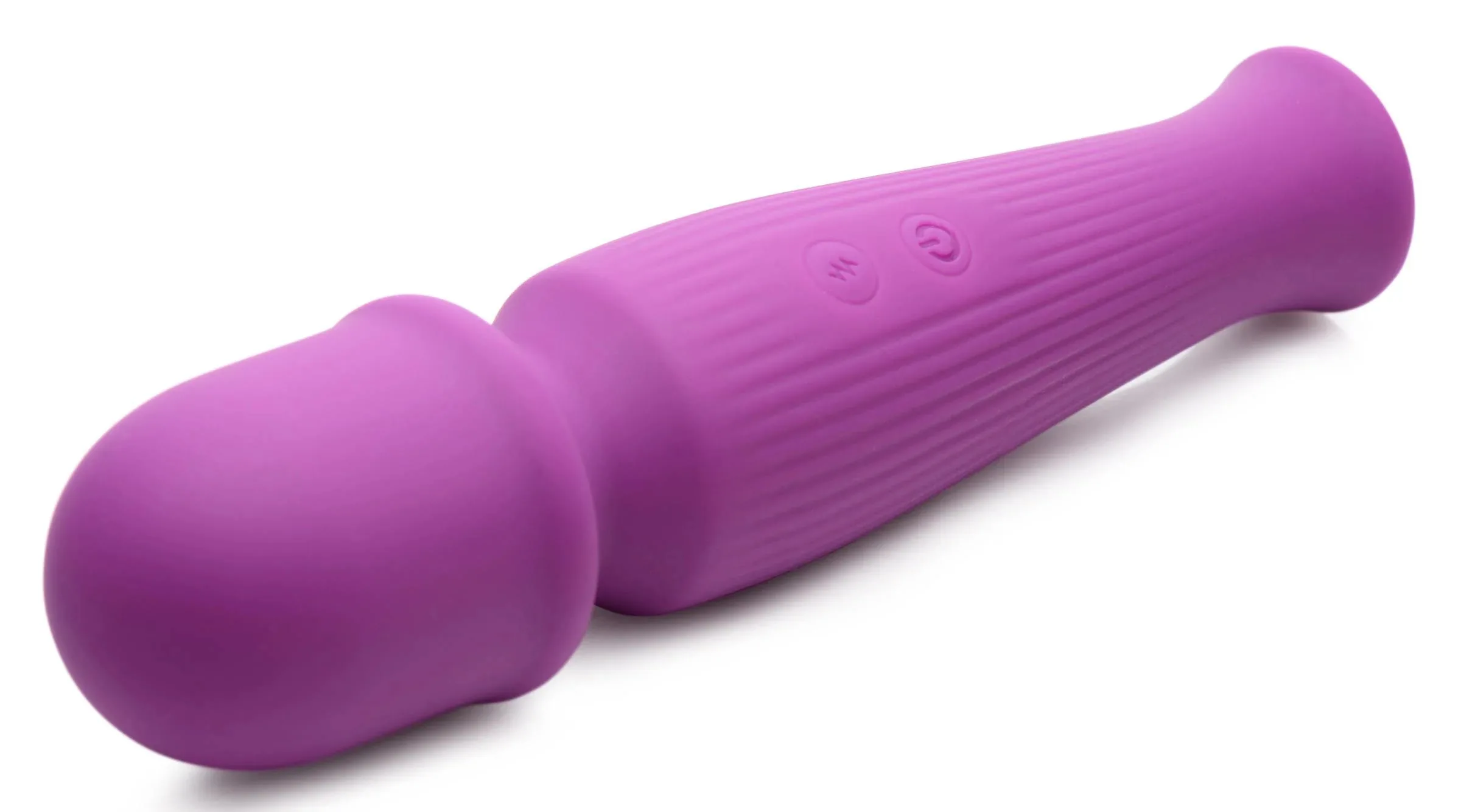 Silicone Wand Massager - Violet Vibrators Curve Toys