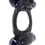 Fantasy C-Ringz Duo-Vibrating Super Ring Black Vibrators Pipedream