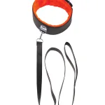 The 9's Orange Is the New Black Short Leash - Black BDSM & Kink Icon Brands