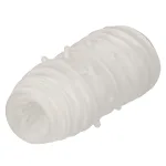 Boundless Reversible Ribbed Stroker - Clear Festival & Rave CalExotics