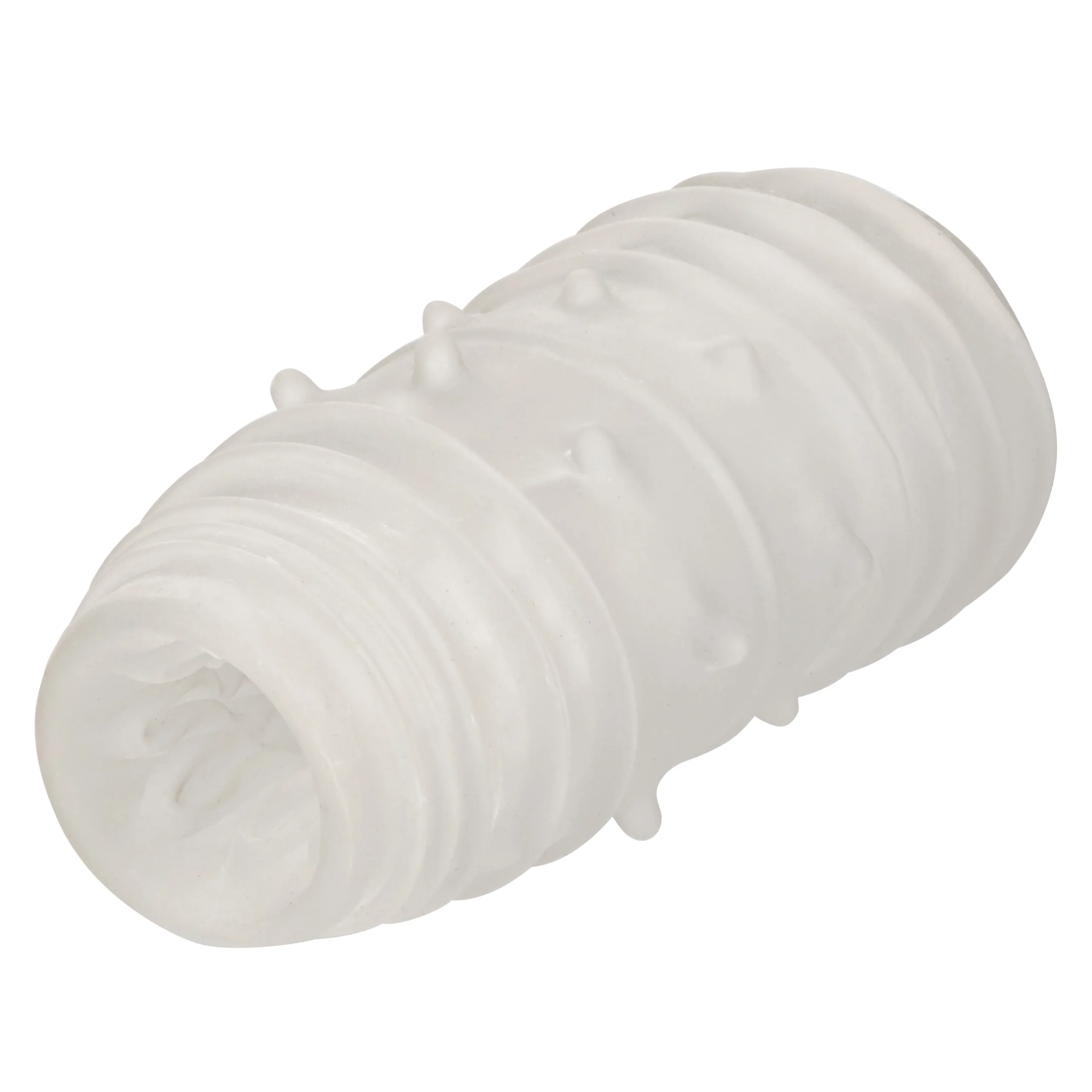 Boundless Reversible Ribbed Stroker - Clear Festival & Rave CalExotics