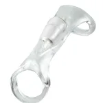Fantasy X-Tensions Vibrating Cock Sling - Clear Enhancers Pipedream