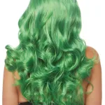 24 Inch Misfit Long Wavy Bang Wig - Green Costumes Leg Avenue