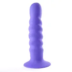 Kendall Silicone Dong Swirled Satin Finish - Neon Purple Dildos Maia Toys