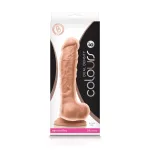 Colours - Dual Density - 8 Inch Dildo - White Dildos nsnovelties