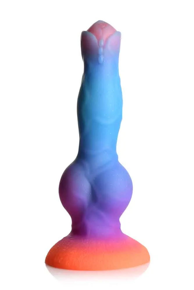 Space Cock Glow-in-the-Dark Silicone Alien Dildo Robes & Sleepwear XR Brands