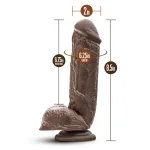 Dr. Skin - Mr. Magic - 9 Inch Dildo - Chocolate Dildos Blush